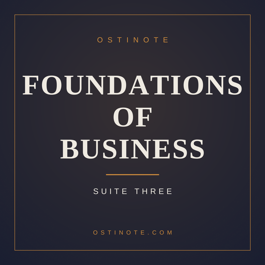 Suite 3 - Foundations of Business